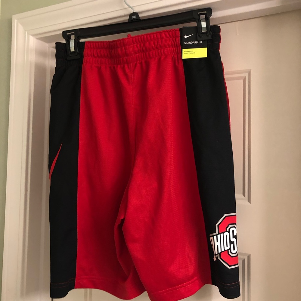 Size adult small red Ohio State Nike shorts